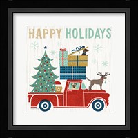 Holiday on Wheels III Framed Print