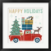 Holiday on Wheels III Framed Print