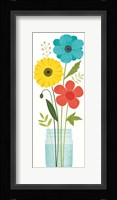Seaside Bouquet V Mason Jar no Word Fine Art Print