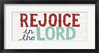Holiday on Wheels Rejoice in the Lord Fine Art Print