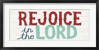 Holiday on Wheels Rejoice in the Lord Fine Art Print