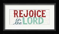 Holiday on Wheels Rejoice in the Lord Fine Art Print