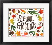Harvest Time Autumn Greetings Fine Art Print