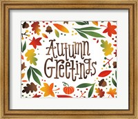 Harvest Time Autumn Greetings Fine Art Print