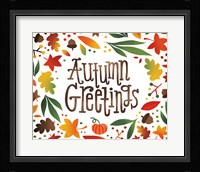 Harvest Time Autumn Greetings Fine Art Print