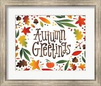 Harvest Time Autumn Greetings Fine Art Print