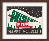 Jolly Holiday Tree Fine Art Print