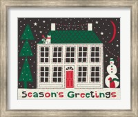 Jolly Holiday Home Fine Art Print
