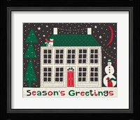 Jolly Holiday Home Fine Art Print