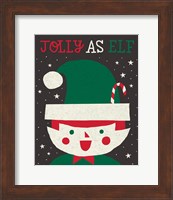 Jolly Holiday Elf Fine Art Print