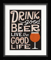 Craft Beer III Framed Print