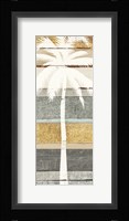 Beachscape Palms V Gold Neutral Framed Print