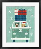 Holiday on Wheels XII Framed Print