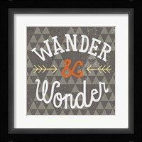 Mod Triangles Wander and Wonder Retro Fine Art Print