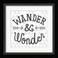 Mod Triangles Wander and Wonder Fine Art Print