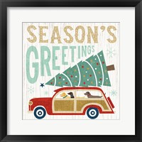 Holiday on Wheels II Framed Print