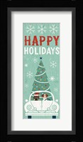 Holiday on Wheels XIII Panel-1 Framed Print
