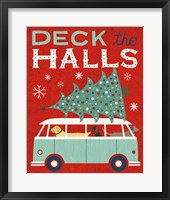 Holiday on Wheels Red IV Fine Art Print