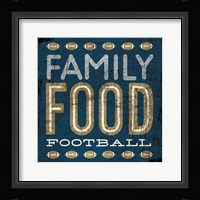 Football I Blue Fine Art Print
