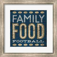 Football I Blue Fine Art Print