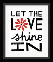 Inspiration Love I Red Flowers Fine Art Print