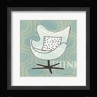 Retro Chair II Think Framed Print