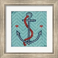 Nautical Love Anchor Fine Art Print