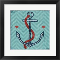 Nautical Love Anchor Fine Art Print