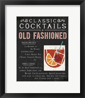 Classic Cocktail Old Fashioned Framed Print