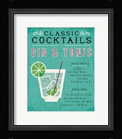 Classic Cocktail Gin and Tonic Fine Art Print