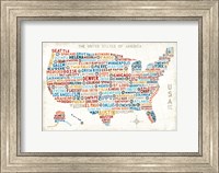 US City Map Fine Art Print