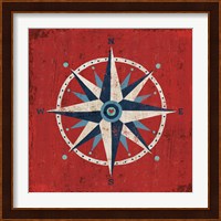Nautical Love Compass Fine Art Print