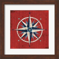 Nautical Love Compass Fine Art Print