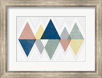 Mod Triangles II Soft Fine Art Print