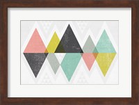 Mod Triangles II Fine Art Print