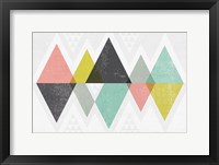Mod Triangles II Fine Art Print