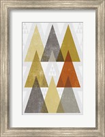 Mod Triangles IV Retro Fine Art Print