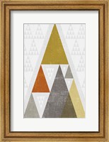 Mod Triangles III Retro Fine Art Print