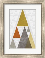 Mod Triangles III Retro Fine Art Print