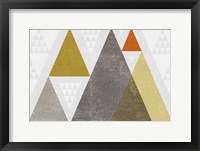 Mod Triangles I Retro Fine Art Print