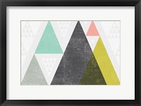 Mod Triangles I Fine Art Print