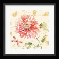 Happy Gypsy III Gold Paisley Fine Art Print