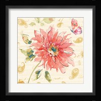 Happy Gypsy II Gold Paisley Fine Art Print