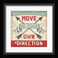 A Great Journey III Framed Print