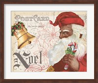 Antique Holiday II Santa Fine Art Print