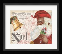 Antique Holiday II Santa Fine Art Print