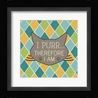 Cat Sayin III Framed Print