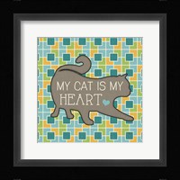 Cat Sayin IV Framed Print