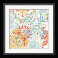 Crimson Stamps II Spring Framed Print