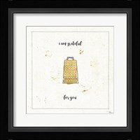 Cuisine Cuties I Cursive Framed Print